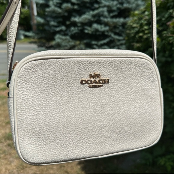 Coach Handbags - Coach leather Jamie Camera Bag Chalk White NWT